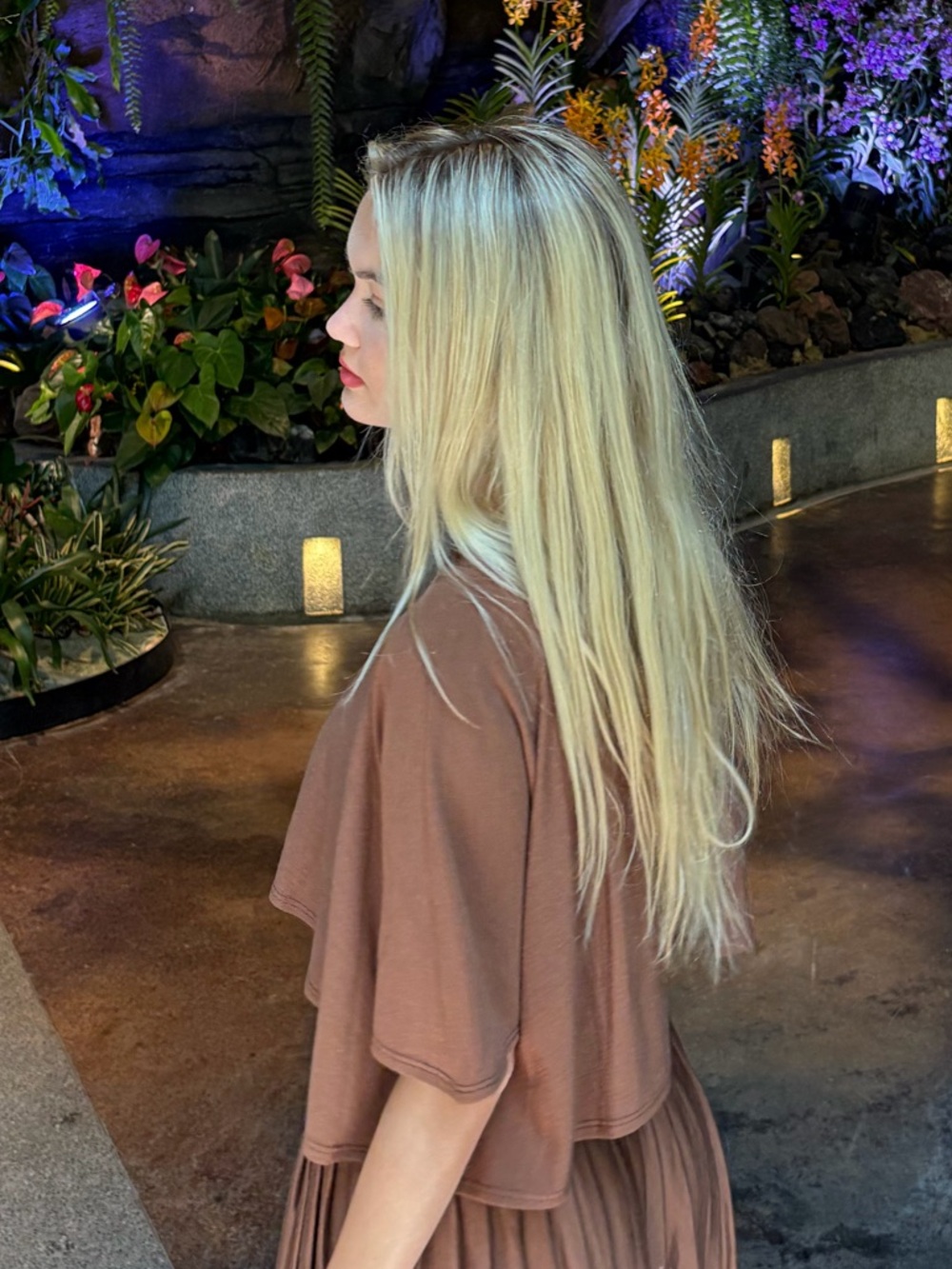 Merino wool flowy top